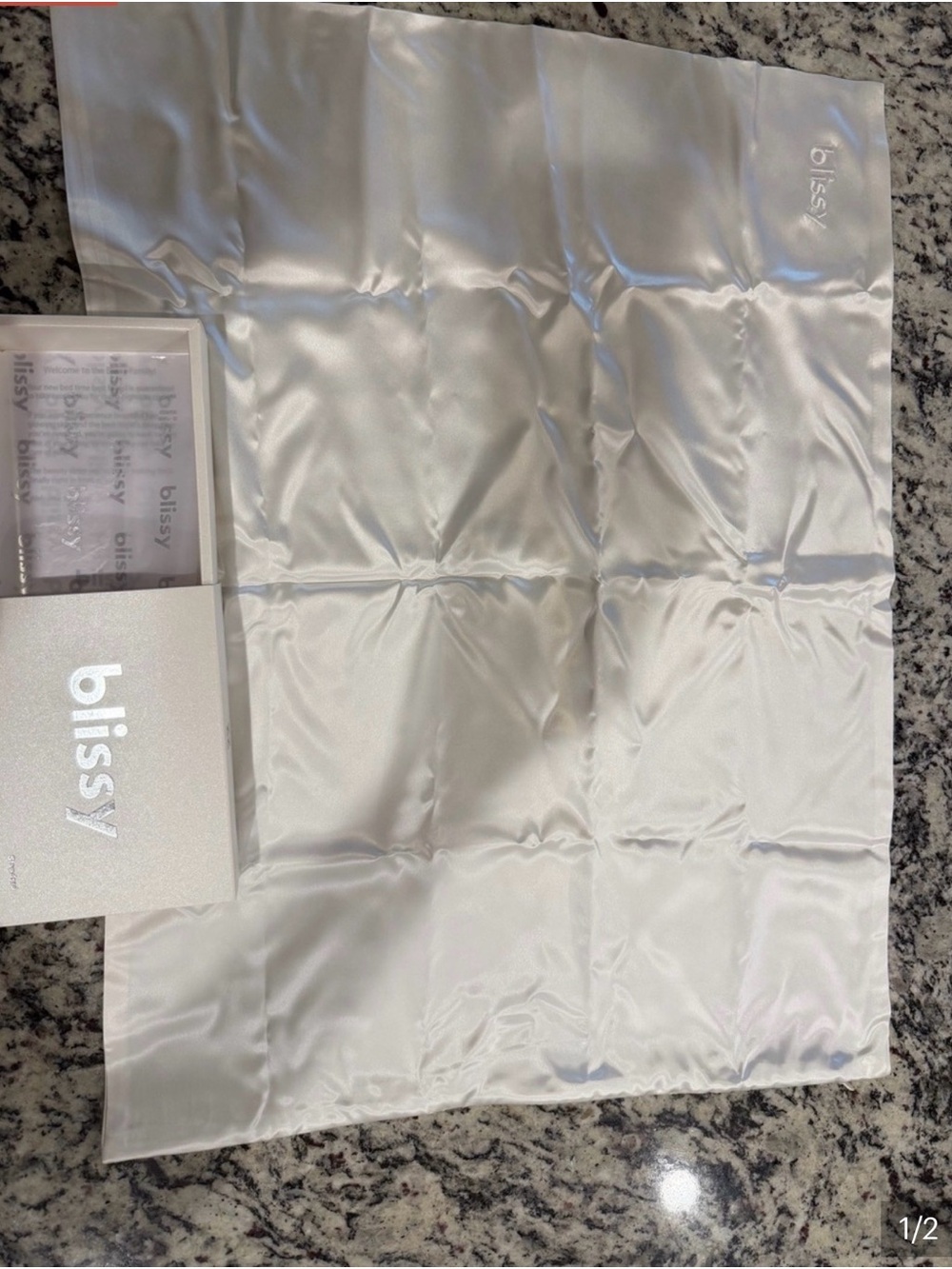 Bliss Satin Pillowcase in White
